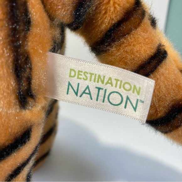 Destination Nation Bengal Tiger Plush Stuffed Animal Toy Orange Standing Clean - Picture 7 of 11